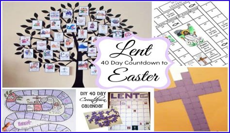 40 Day Countdown to Easter Ideas
