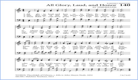 All Glory, Laud and Honor