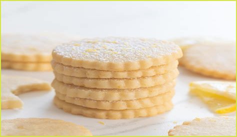 Lemon Shortbread Star Cookie Recipe