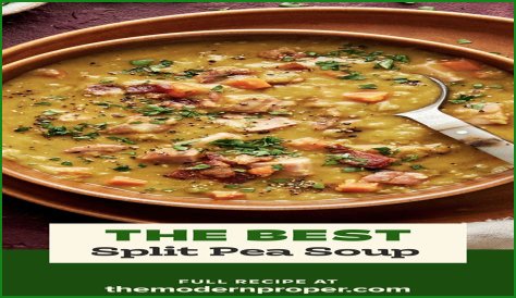 Split Pea Soup Recipe | Celebrating Holidays