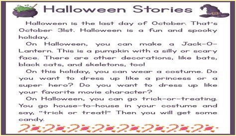 Stories for Halloween | Celebrating Holidays
