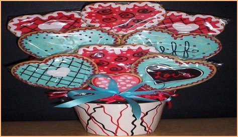 Valentine Cookie Bouquet | Celebrating Holidays